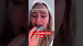 GIRL IN TEARS after PAINFUL BRACES Will ICE help or NAH