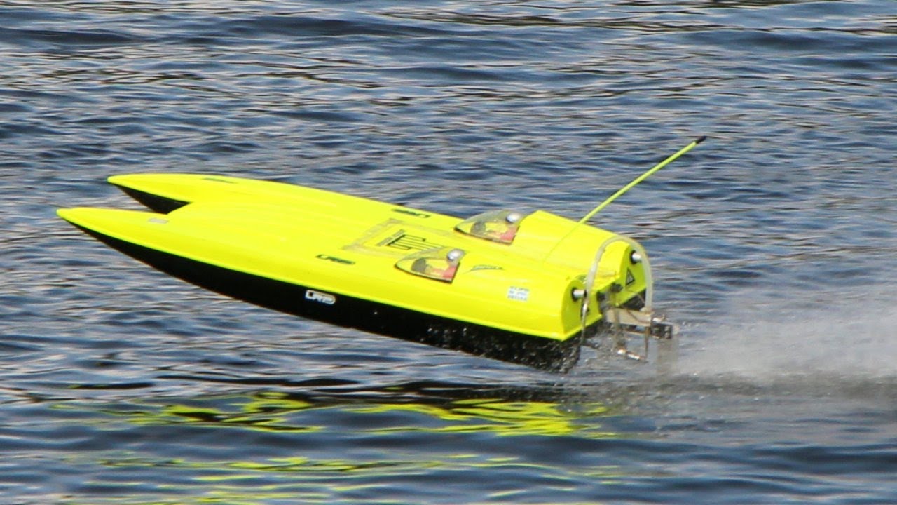 mini race catamaran