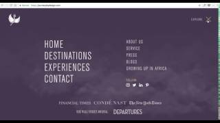 menu header full screen menu animation