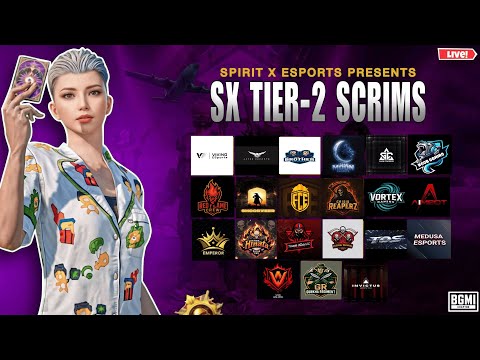 SPIRITX ESPORTS TIER-2 SCIM SCRIMS  | BGMI