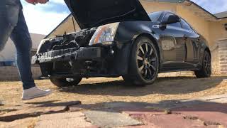 cadillac cts 2011 front grill paint