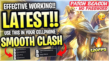 Latest Config ML Anti Lag Smoothest Clash 120FPS + Ping Booster Patch Beacon - Mobile Legends
