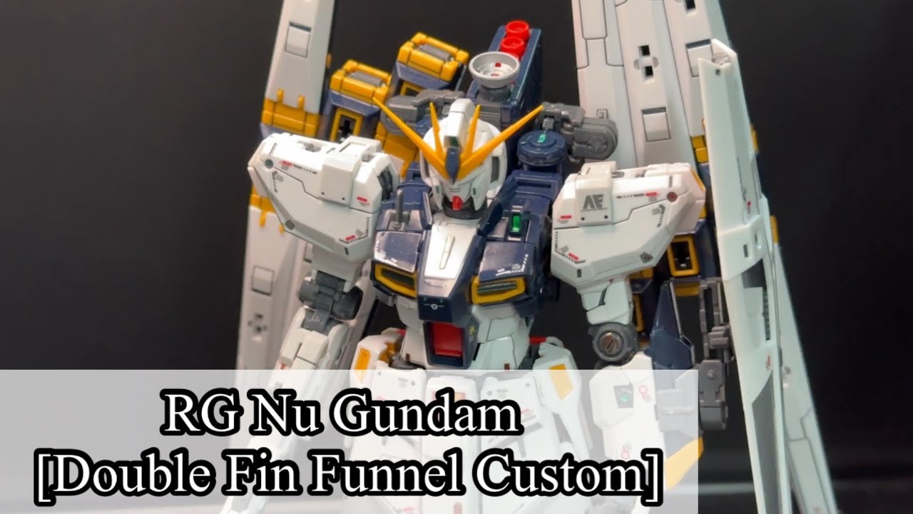 ASMR Building RG 1/144 Nu Gundam [Double Fin Funnel Custom] Side-F Fukuoka Limited