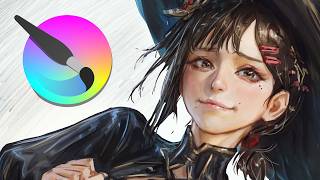 another Kobeni Drawing Rendering Full Process with Krita