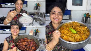 QUICK HYDERABADI MUTTON BIRYANI RECIPE AND SPICY CHICKEN KALA BHUNA RECIPE 