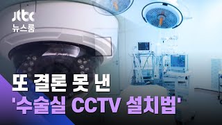 입구에 달자고?…또 결론 못 낸 '수술실 CCTV 설치법' / JTBC 뉴스룸