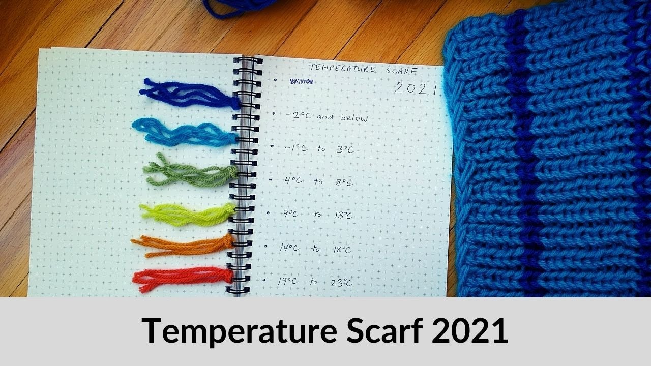 Temperature Scarf Color Chart
