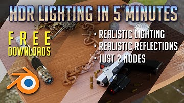 Realistic HDR lighting in 5 minutes!