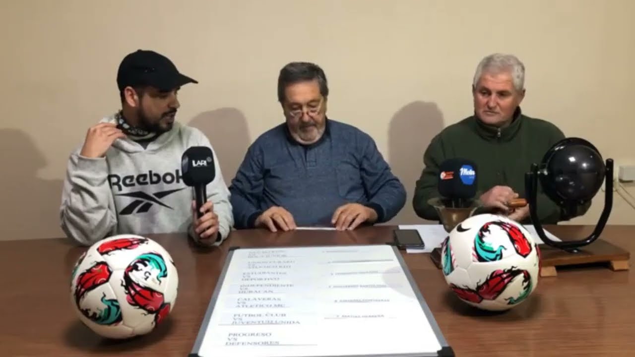 Sorteo de árbitros de la Liga Pehuajense de Fútbol.
