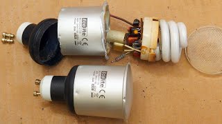 What's inside a CFL, schematic, waveforms, failures