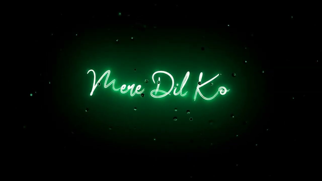 Yeh Mere Dil Ko  Black Screen Status  Alight Motion Status  Trending Lyrics Status  Hindi Song