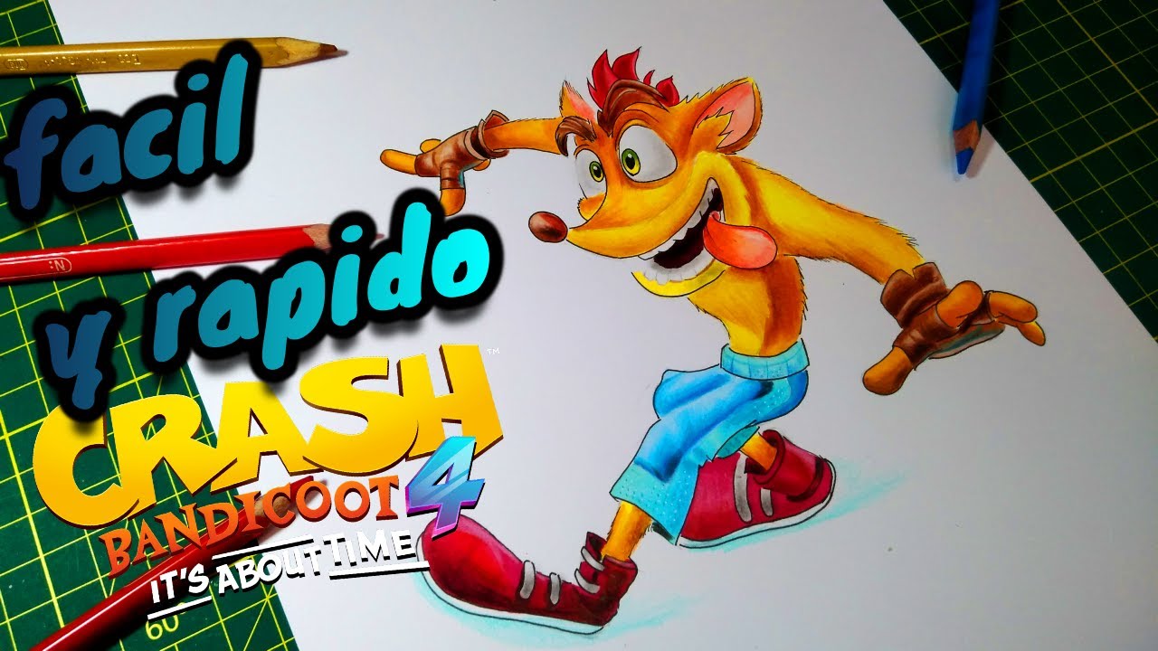 COMO dibujar a CRASH BANDICOOT 4 | facil PASO a PASO | HOW to DRAW CRASH  BANDICOOT 4 Its About TIME - thptnganamst.edu.vn