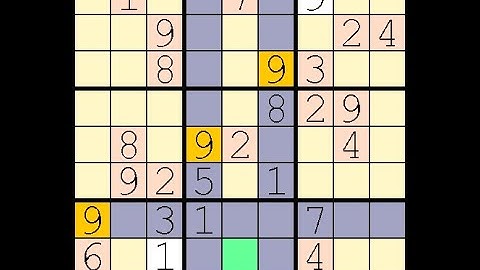 How to Solve Washington Times Sudoku Difficult  September 3, 2023