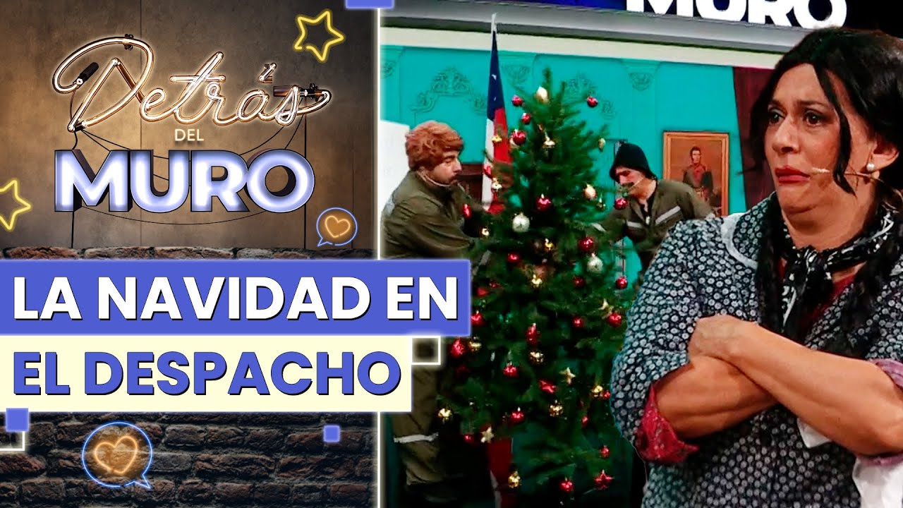 ¡LLEGÓ LA NAVIDAD! 🎄 El espiritu navideño se tomó el despacho del presidente - Detrás del Muro