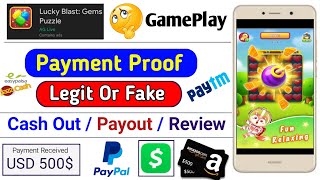 Lucky Blast Gems Puzzle GamePlay - Lucky Blast Gems Puzzle Payment Proof - Lucky Blast Legit Or Fake screenshot 5