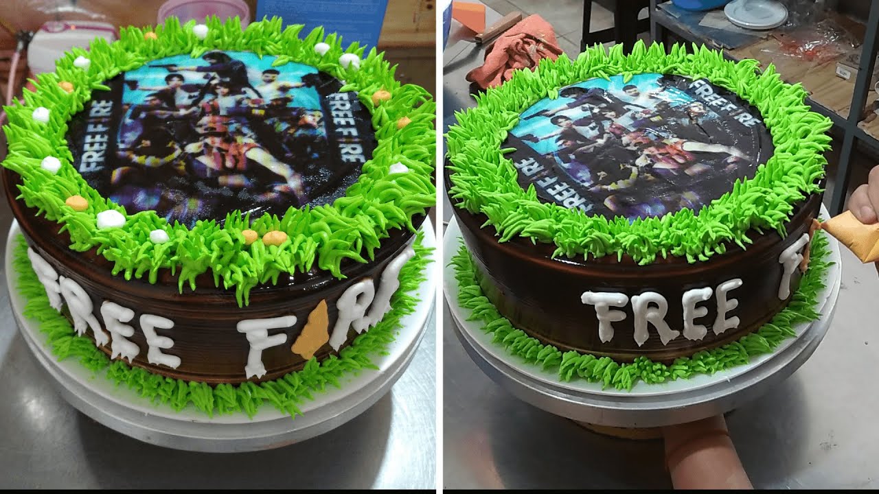 Como Decorar Una Torta De Free Fire Con Chantilly Pastel De Free Fire Para Cumpleanos Youtube