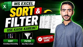 MS Excel Sort &amp; Filter Complete Tutorial | Sort and Filter in Excel for Beginners