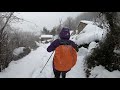 Raquetas de nieve en Asturias: Bosque del Gumial en Aller
