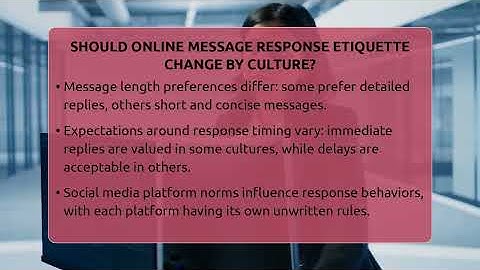 Should Online Message Response Etiquette Change By Culture? - Everyday-Networking