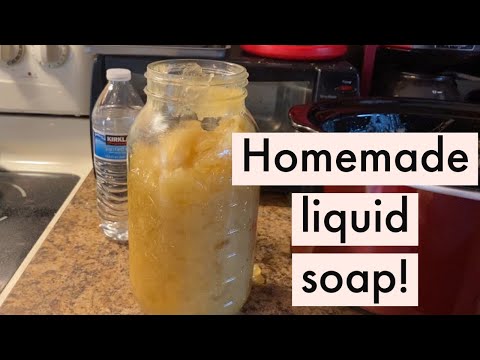 Easy, Beginner DIY Liquid Castile Soap Recipe - Oh, The Things We