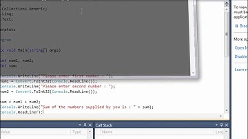 C# tutorial - Arithmatic Operators in C# - Chapter 6