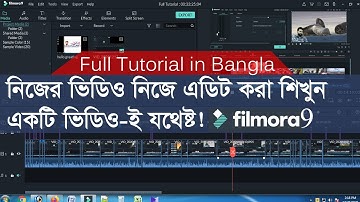 Filmora 9 Full Bangla Tutorial|| A to Z Learning of Wondershare filmora 9|| Video editing tutorial
