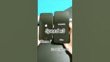 iPhone 7 vs Huawei Nova 3i Boot Speed Test - iPhone vs Huawei Speed Test #speedtest #gizmoarena