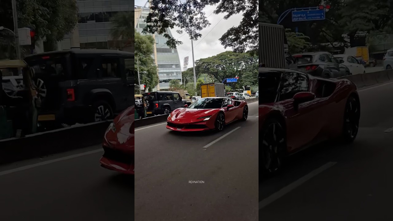 Red power, future speed – Ferrari SF90 on fire 🔥🏎️!!! 