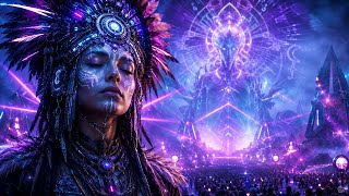 Cathedral of the Pulse Algorithm ⚡🜂 | Cyber Ritual Psytrance (30 Min Mix)
