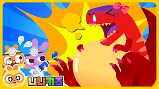 Tyrannosaurus gives birth to babies! | Best Episode Of Dinosaurs | Rescue | Colors Play | NiNikids