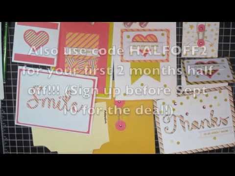 August 2014 Paper Pumpkin with Alternative Projects - YouTube