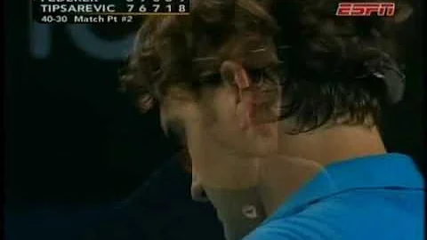 Classic Match From Roger: Australian Open 2008 Vs Janko Tipsarevic