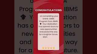 Congratulations Mahesh Chablani for completing your Executive Masters Program from IIBMS... #iibms