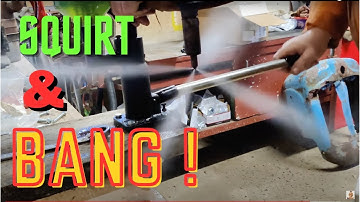 Using the Vevor diesel injector tester.