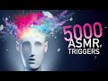 Asmr 5000 triggers ear to ear tingle satisfaction for people with short attention span  no talking