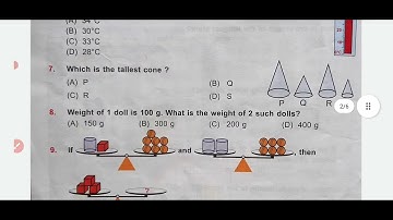 Class 2.Length Weight Capacity & Temperature part-2.International Math Olympiad.@ Olympiad Winner.