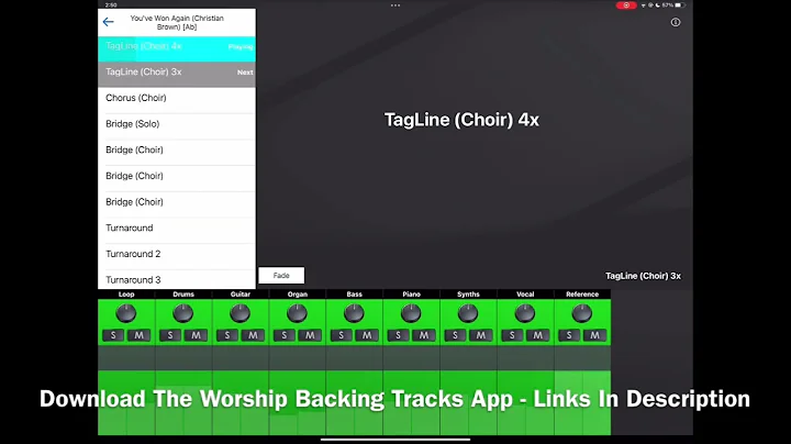 You’ve Won Again - Full Song (Christian Brown) Worship Backing Tracks App Preview