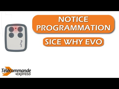 Comment programmer votre télécommande copieuse SICE WHY EVO ?