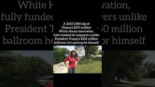 OBAMA SPENT MILLIONS😲 FOR WHITE HOUSE RENOS BUT TRUMPs BALLROOM🕺💃