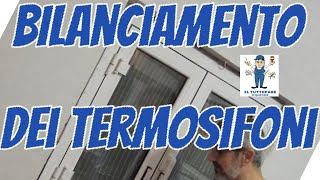 Bilanciamento dei termosifoni #idraulica #termosifoni #riscaldamento #tutorial #faidate #tuttofare