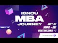 IGNOU MBA -MMPC 001-UNIT 07 : CONTROLLING - I   Part 16