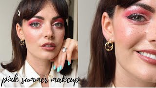 pink summer makeup tutorial 2020 | juvia&#39;s place mini magic palette