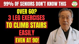 Japan’s Oldest Doctor REVEALS: 3 Leg Exercises to Climb Stairs Easily After 60 | senior health