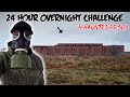 24 HOUR OVERNIGHT CHALLENGE IN A HAUNTED ABANDONED PRISON!