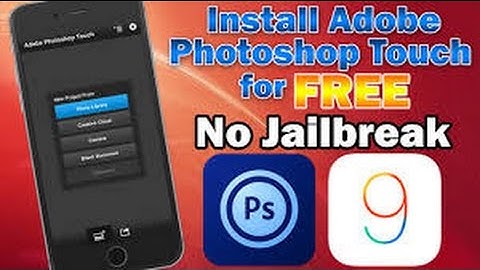 How to install Photoshop Touch on IOS 9-10