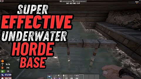 Under water horde base step-by-step guide: 7 days to die 1.2