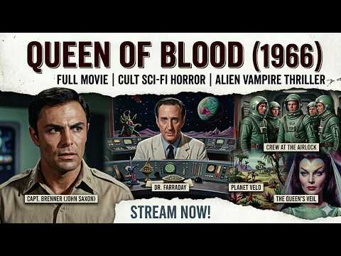 Queen of Blood (1966) Full Movie | Cult Sci-Fi Horror in Space | Alien Vampire Thriller Classic