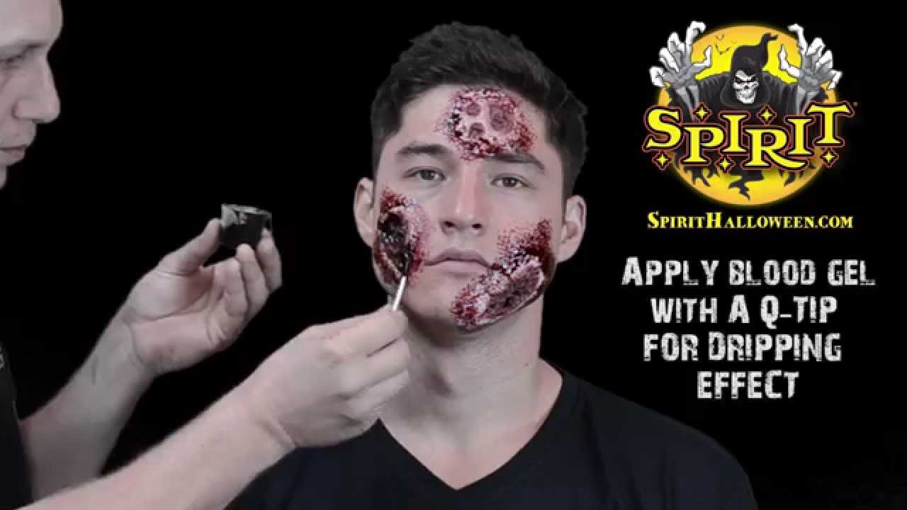 Oozing Wounds Makeup Tutorial Spirit Halloween YouTube