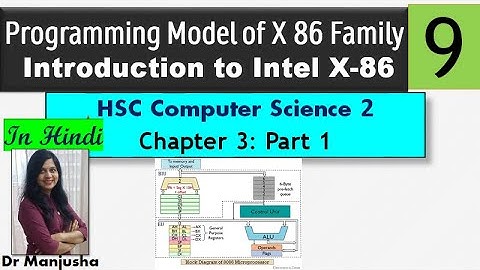 Programming Model of X 86 Family   hsc computer science