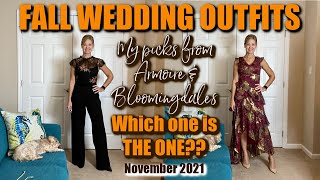 Fall Wedding Outfits | November 2021 | My picks from Armoire \& Bloomingdales | Which One Is THE ONE?